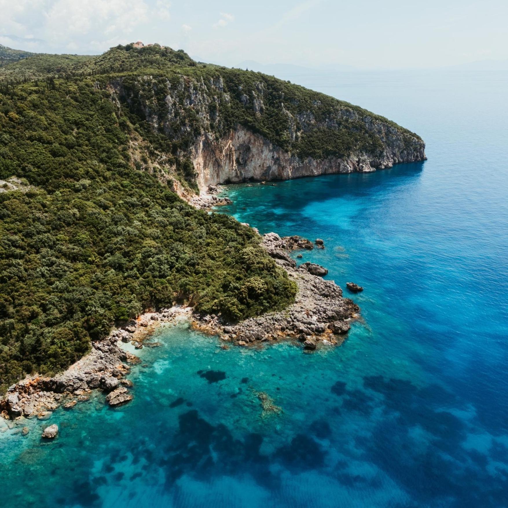 Palladium Beach Hotel- Private Beach Included Dhermi Bagian luar foto