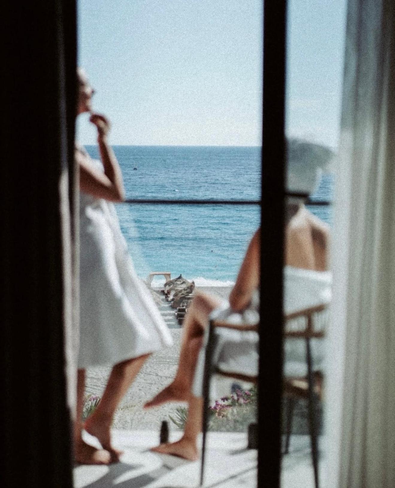 Palladium Beach Hotel- Private Beach Included Dhermi Bagian luar foto