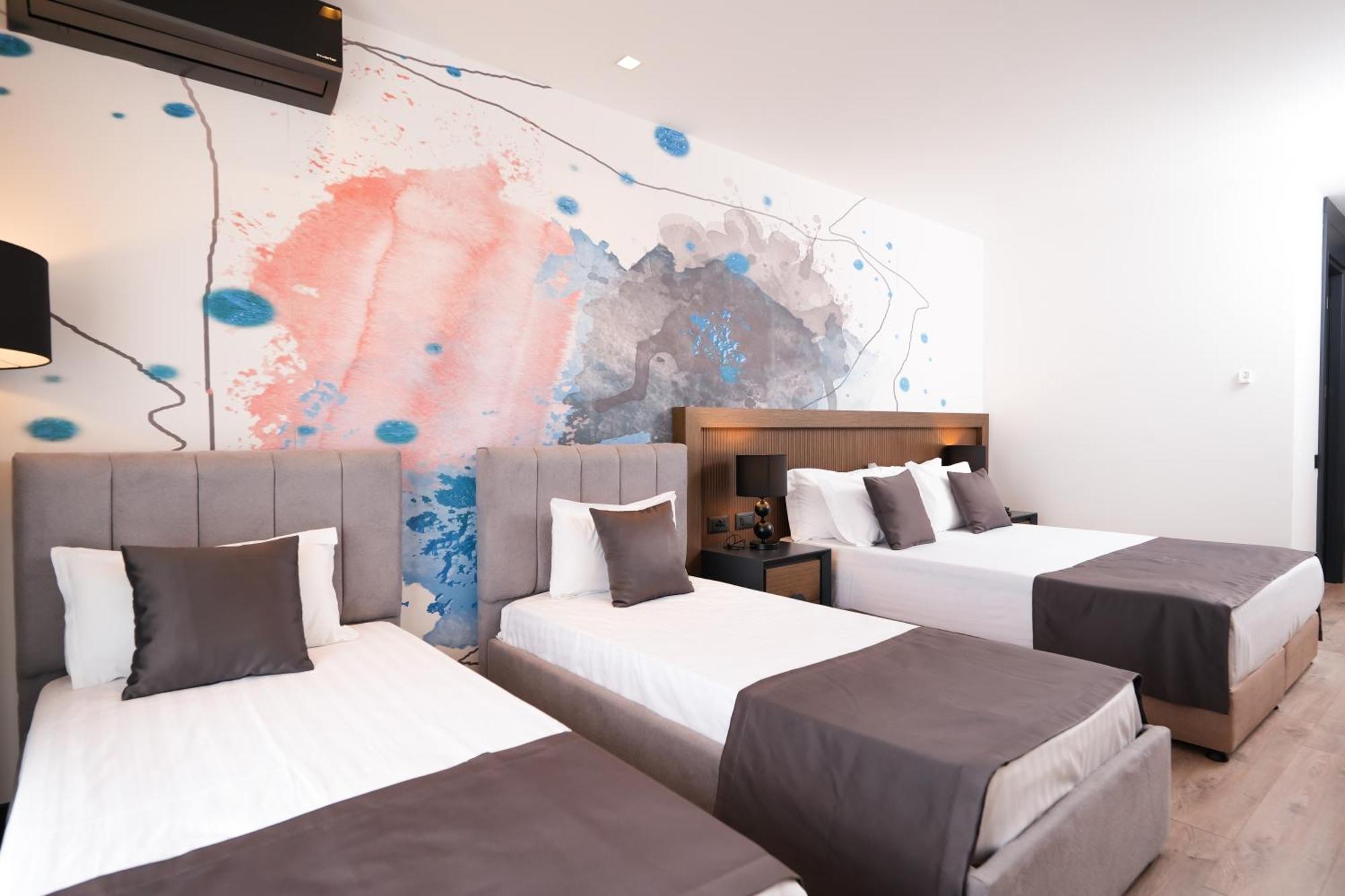 Palladium Beach Hotel- Private Beach Included Dhermi Bagian luar foto